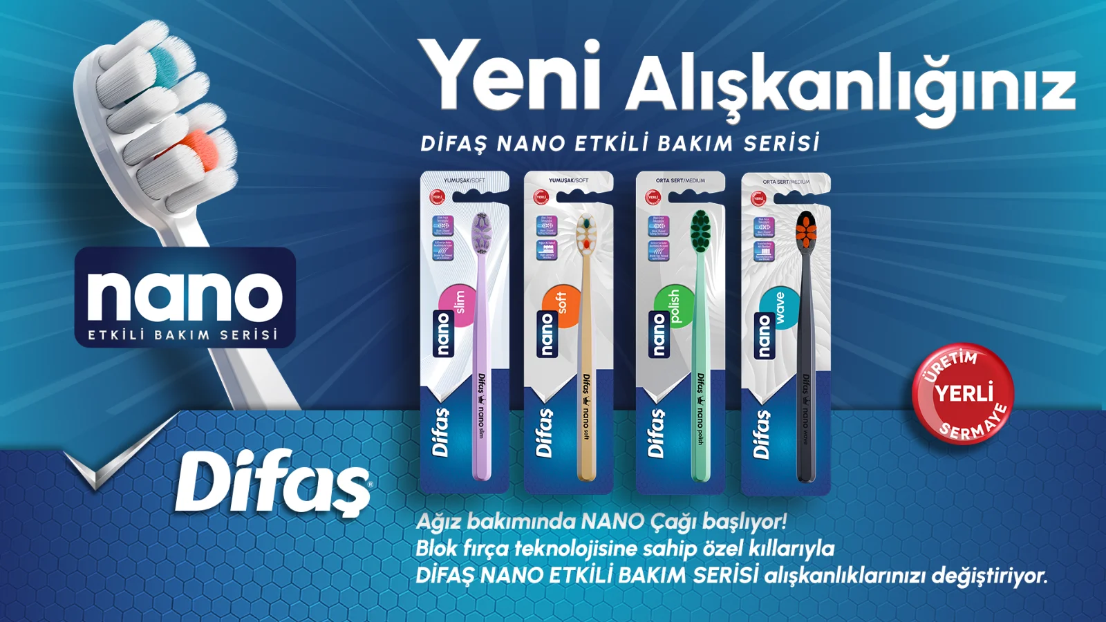 Difaş — Nano etkili bakım serisiyle yeni nesil ağız bakımı
